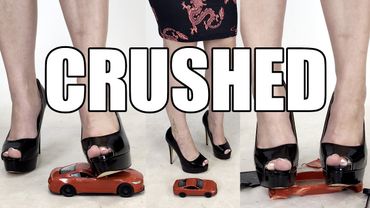 Giantess Monica giantess car crush modern Mustang