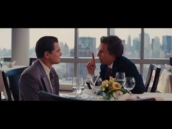 Диалог Марка Ханна и Джордана Белфорта Волк с Уолл стрит