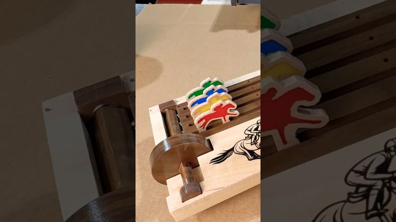 Place your bets! #horseracing #cncproject #woodworking #gambling