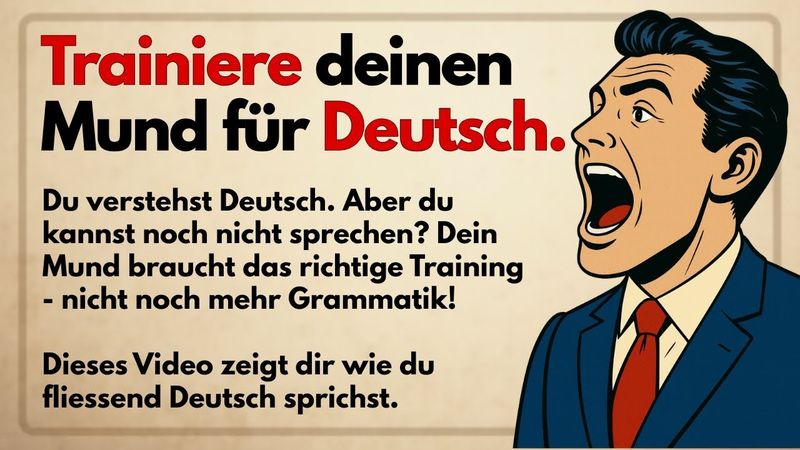 Deutsch sprechen lernen: Trainiere deinen Mund | Fließend Deutsch sprechen