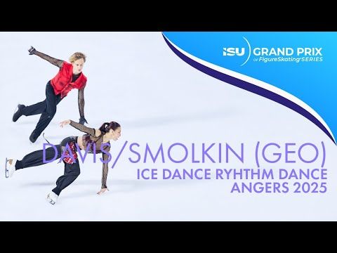 Diana DAVIS / Gleb SMOLKIN | Ice Dance Rhythm Dance | Angers 2025 | #GPFigure