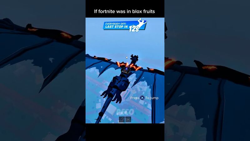 Fortnite in Blox Fruits😳 #bloxfruits #roblox #fortnite