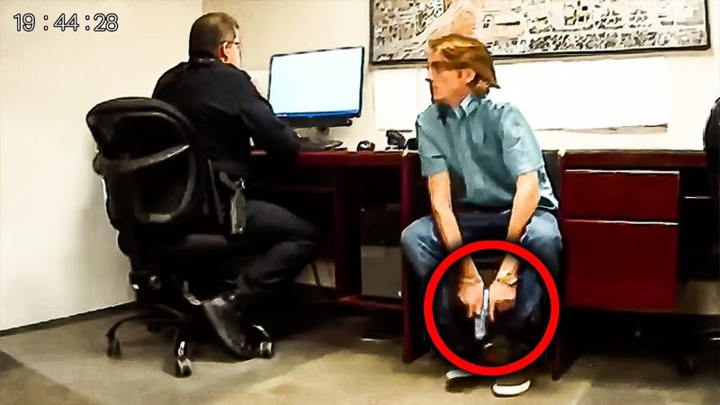 Teenager-Mörder merkt nicht, dass er aufgenommen wird