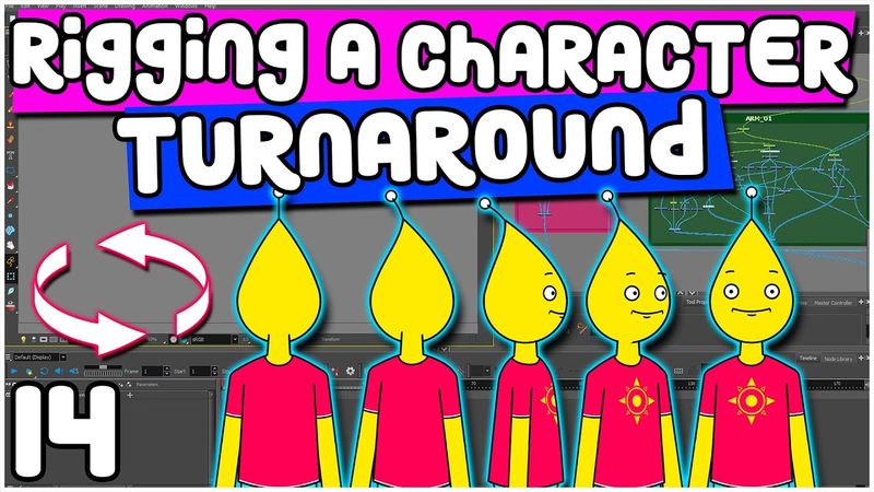 Character TURNAROUND | Toon Boom Harmony Rigging Tutorial | Part 14