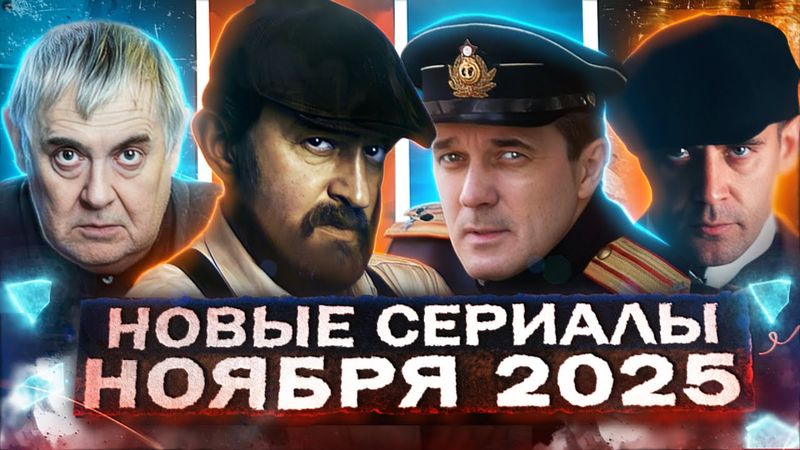 НОВЫЕ СЕРИАЛЫ НОЯБРЯ 2025 ГОДА | 25 Главных премьер Русских сериалов и фильмов ноябрь 2025