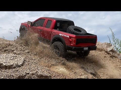 Traxxas TRX4 FORD RAPTOR F150 Off-road Driving | AXE 2700KV | 4X4 RC Car V.3