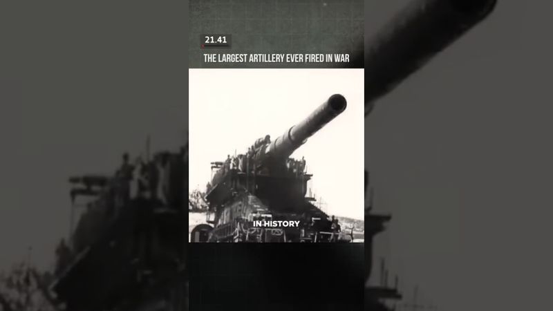 Insane "Gustav" World War 2 Artillery