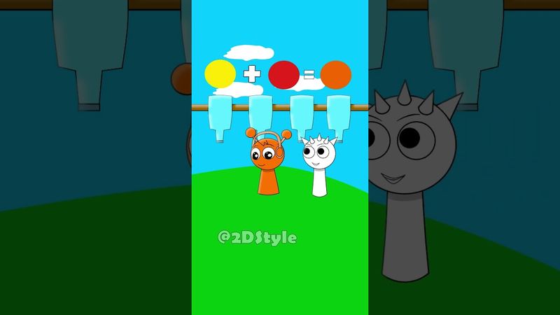 Color Mixing Incredibox Sprunki Oren #Sprunki