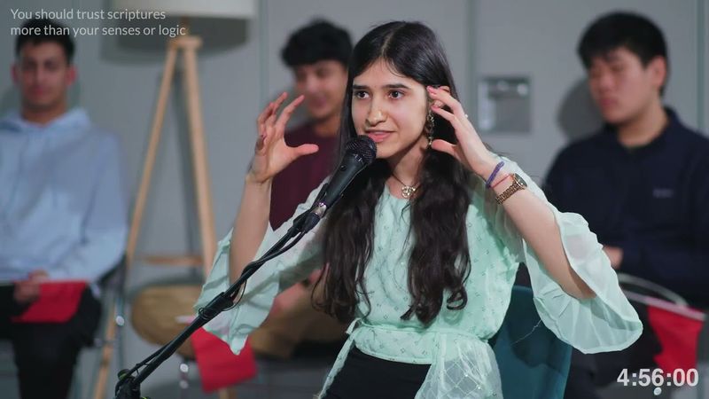 Scripture vs. Logic? | Nitesh Gor Debates College Students