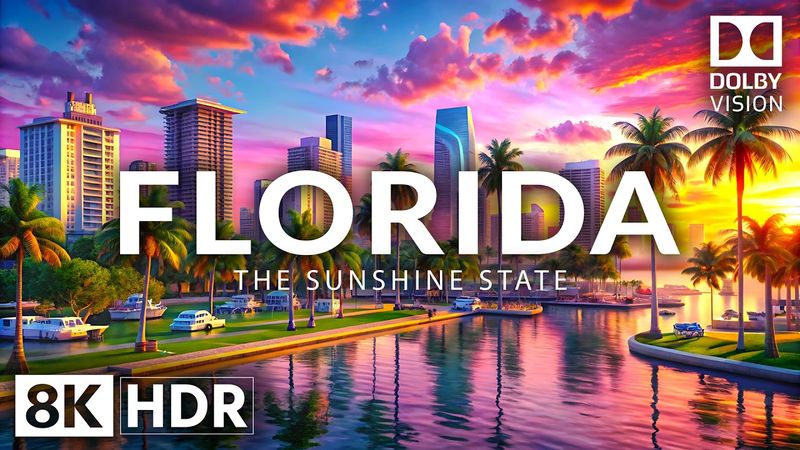 FLORIDA 8K VIDEO ULTRA HD 240 FPS - The Sunshine State (Dolby Vision HDR)
