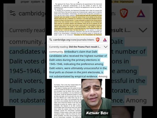 EXPOSING Deepak Dialogues And Separate Electorate NONSENSE Of Ambedkarites [Condensed From Live]