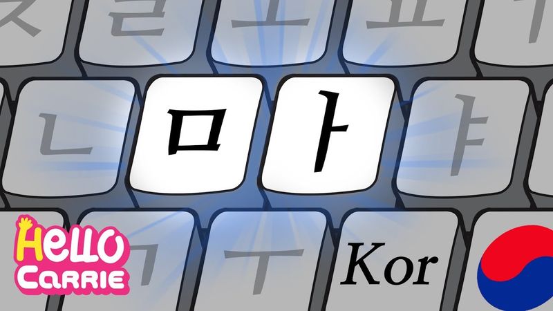 consonant ㅁ(Mieum) │ Hangul(Korean Alphabet) words song 5