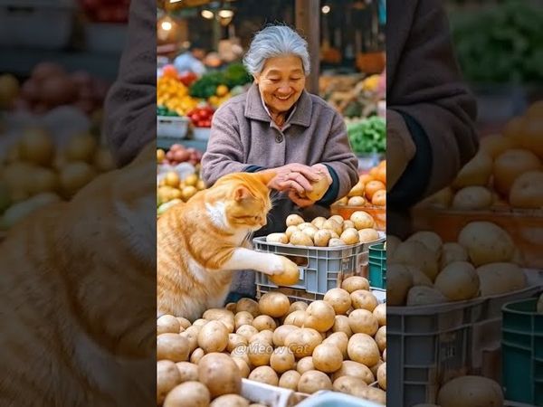 Yummy Pancake Time! Who Wants a Bite? 🥞😋#cat #catcooking #cutecat #rurallife #ai