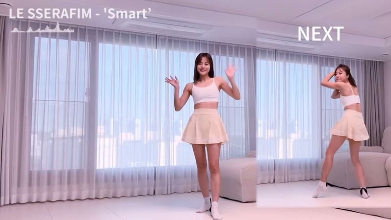 르세라핌(LE_SSERAFIM)- 스마트(SMART) DIET DANCE WORKOUT/ FAT BURNING CARDIO ...