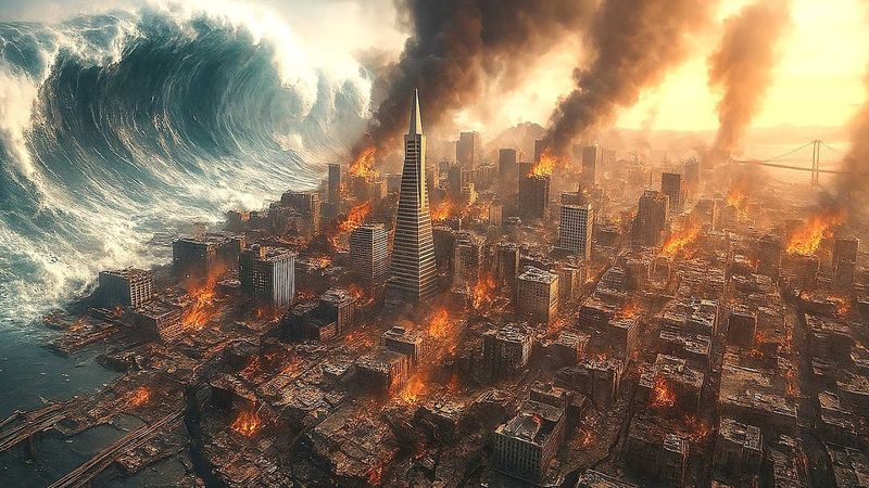 ЗЕМЛЕТРЯСЕНИЕ УНИЧТОЖАЕТ САН-ФРАНЦИСКО! Боевик. Фантастика. Мегаземлетрясение 2.0