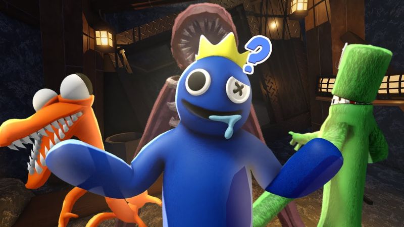 How Would RAINBOW FRIENDS SURVIVE Being in DOORS?