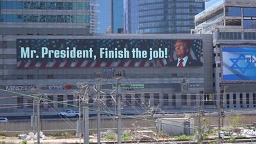 'Finish the job!': Tel Aviv billboard urges Trump to intervene in Iran | AFP