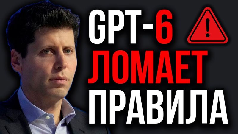 GPT-6 Взорвал Сеть: Самый Дерзкий И Спорный Шаг OpenAI! Сэм Альтман об AGI. Claude Рефлексирует!