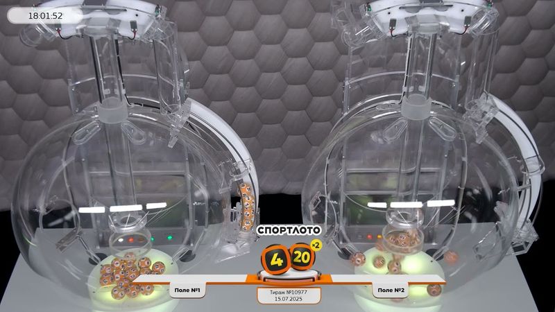 Столото представляет | Лотерея «Спортлото «4 из 20». Тираж № 10977 от 15.07.2025 г.