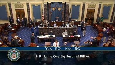 US Senate approves divisive Trump spending bill | AFP