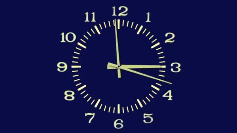 Часы ЦТ СССР Реконструкция