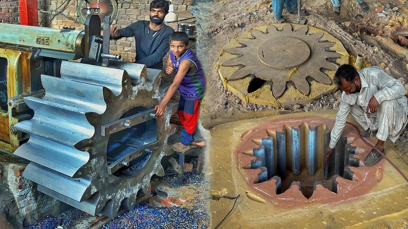 Amazing Manufacturing of Wheel Gear With Complete Process of Gear Cutting, Gear Shaping & Hobbing