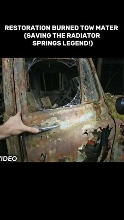 RESTORATION BURNED TOW MATER (SAVING THE RADIATOR SPRINGS LEGEND!) TH...