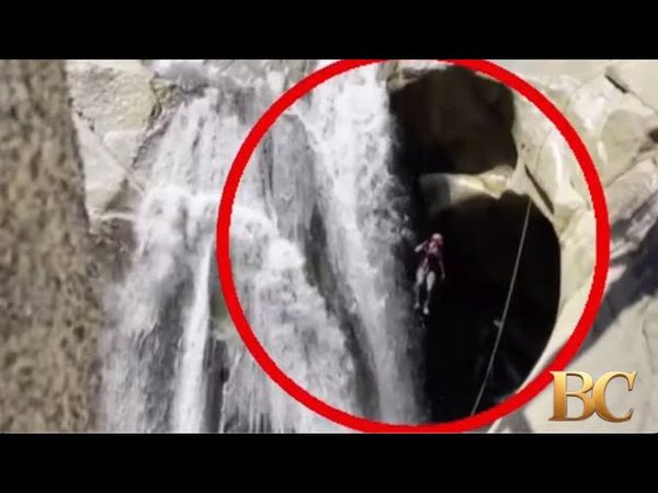 California man rescued after being trapped for 2 days behind waterfall