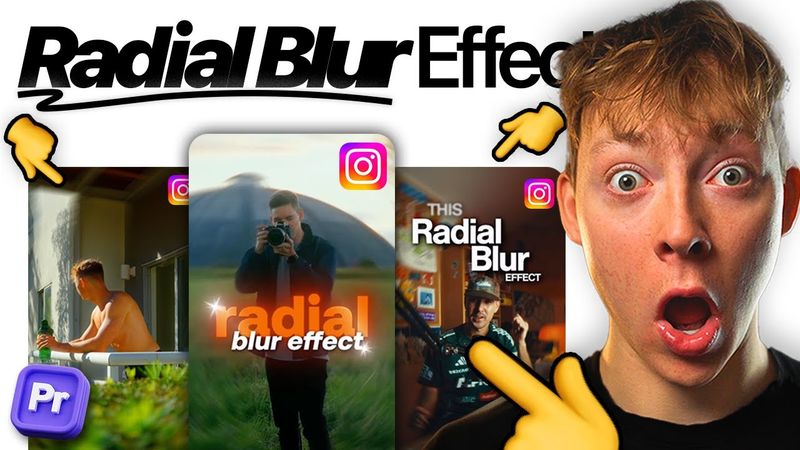 (FREE PRESET!!) I Made The Radical Blur Effect In One Click inside Adobe Premiere Pro