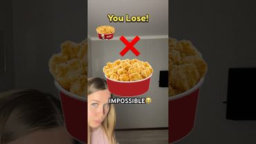 KFC Challenge🍟IMPOSSIBLE😭#shorts