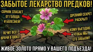 «СОРНЯК-УБИЙЦА БОЛЕЗНЕЙ», Который НЕЛЬЗЯ Купить! Почему это растение скрывают от нас?