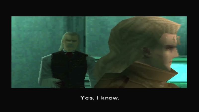 MGS1 084 Liquid Snake introduction