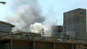 Smoke billows at site of Iranian strike on hospital in Israel's south | AFP