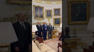 Исторические кадры: лидеры Азербайджана, США и Армении в Белом доме