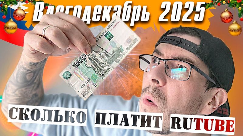 Сколько можно заработать на Rutube? - Влогодекабрь