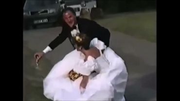 Various clips from windy weddings