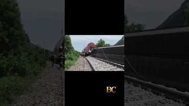 Train collides with vehicle in Denmark, killing one person and injuring about 20 others