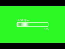 Loading Bar Green Screen Effect