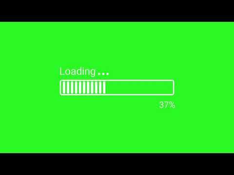 Loading Bar Green Screen Effect