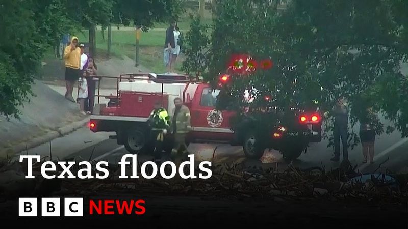 Texas floods kill at least 24 people and leave many children missing | BBC News