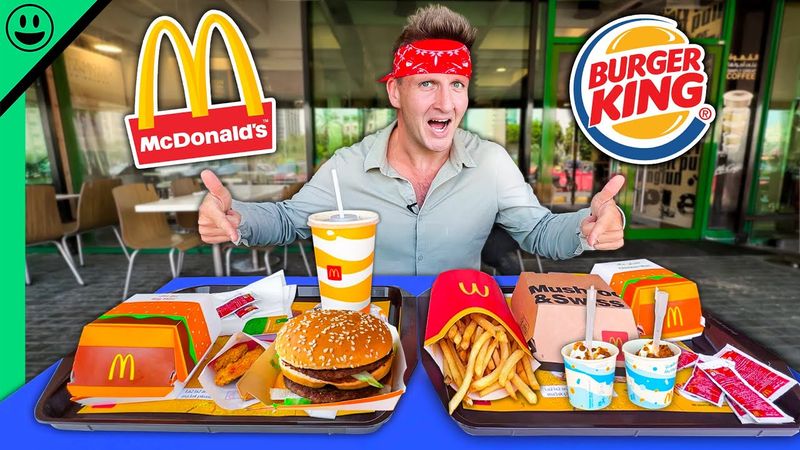 McDonalds vs Burger King in the Middle East!! No Pork Allowed!!