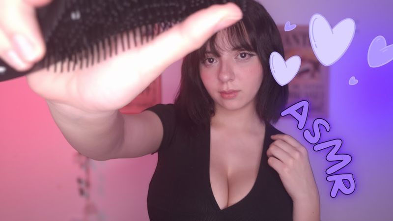 ASMR حبيبتك الغيورة تقص شعرك ❤️😏