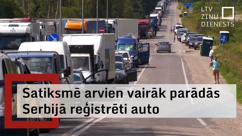 Jauna tendence satiksmē – automašīnas, kas reģistrētas Serbijā