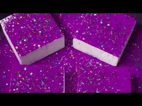 Glittery Purple Pigment on Freshies