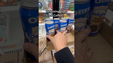 Unboxing Oreo Iced Coffee 🍪
