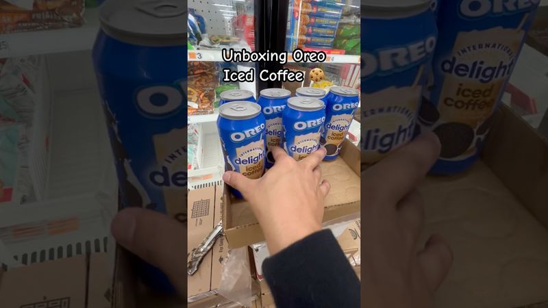 Unboxing Oreo Iced Coffee 🍪