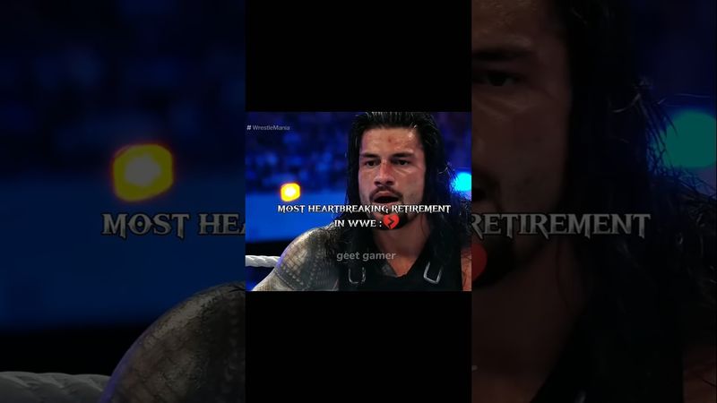 MOST HEARTBREAKING RETIREMENT IN WWE 💔