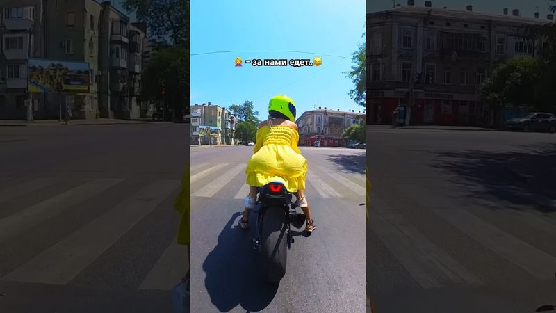 Это твой друг СЗАДИ..😅 После этого он решил ехать за нами до КОНЦА😂 #reaction #мото #motoraido