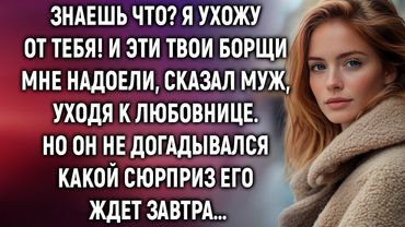 Знаешь что? Я ухожу от тебя! И эти твои борщи мне надоели. Но он не догадывался какой сюрприз…