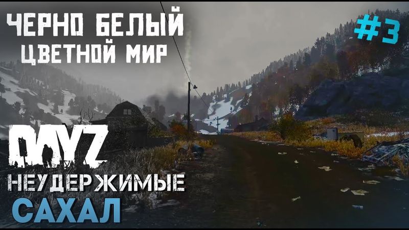 DAYZ НЕУДЕРЖИМЫЕ.САХАЛ.3 СЕРИЯ.ИЗ ЧБ В ЦВЕТНОЙ МИР.